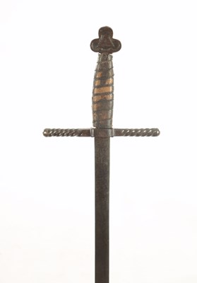 Lot 673 - AN 18TH CENTURY CONTINENETAL SWORD