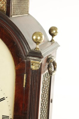 Lot 1021 - RUSSELL, BARBICAN, LONDON A LATE GEORGE III BRASS MOUNTED MAHOGANY THREE-TRAIN BRACKET CLOCK