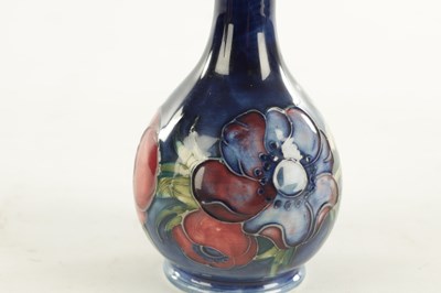 Lot 44 - A WALTER MOORCROFT ANEMONE PATTERN BULBOUS VASE