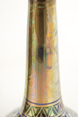 Lot 64 - AN EARLY 20TH CENTURY ROYAL LANCASTRIAN LUSTER VASE DESIGNED BY WILLIAM MYCOCK