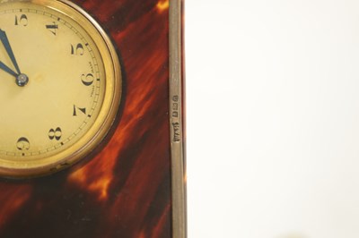Lot 1050 - TWO ART DECO EIGHT DAY STRUT CLOCKS