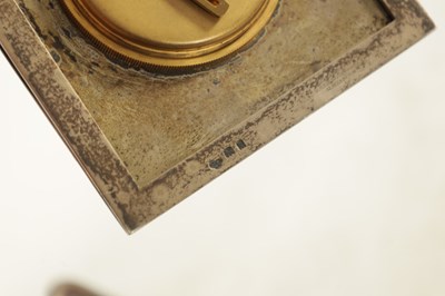 Lot 1050 - TWO ART DECO EIGHT DAY STRUT CLOCKS