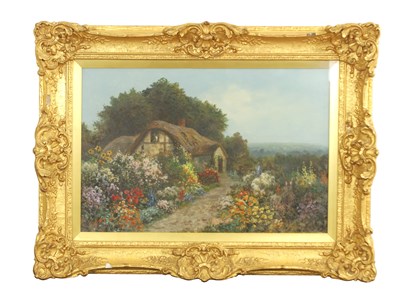 Lot 1020 - F. WARREN. A 19TH CENTURY OIL ON CANVAS