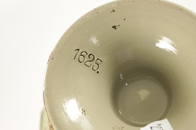 Lot 80 - A PAIR OF METTLACH BULBOUS JUGS