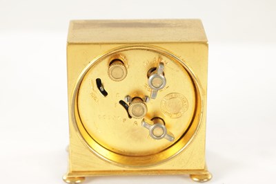 Lot 1017 - A 1930'S ZENITH WATCH CO. SWISS BOUDOIR TRAVELLING ALARM CLOCK