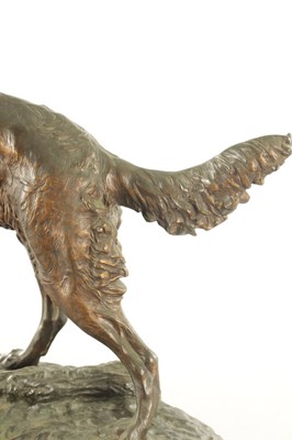 Lot 701 - EMILE DESIRE LIENARD (1842-1890) A LATE 19TH CENTURY BRONZE SCULPTURE DEPICTING A SPANIEL WITH PHEASANT