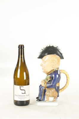 Lot 57 - A 1940’S WILKINSON CHARACTER JUG OF WINSTON CHURCHILL BY CLARICE CLIFF