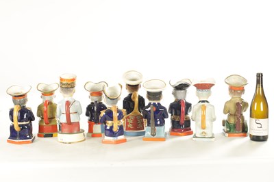Lot 78 - A SET OF TEN WILKINSON CHARACTER JUGS, DESIGNED BY SIR FRANCIS CARRUTHERS GOULD