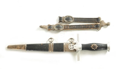 Lot 547 - A GERMAN WWII THIRD REICH RLB OFFICERS DAGGER