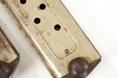 Lot 515 - A PAIR OF BORCHARDT C93 PISTOL MAGAZINES AND ORIGINAL CLEANING KIT