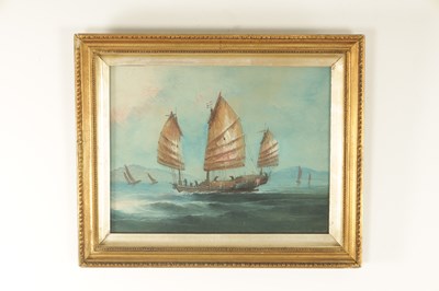 Lot 93 - A PAIR OF LATE 19TH CENTURY CHINESE GOUACHE ON BOARDS