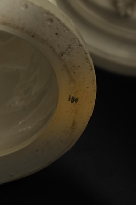 Lot 63 - A PAIR OF LATE 19TH CENTURY WHITE PORCELAIN COPELAND TAZZAS