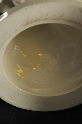 Lot 63 - A PAIR OF LATE 19TH CENTURY WHITE PORCELAIN COPELAND TAZZAS