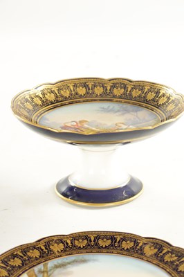 Lot 53 - A FINE LATE 19TH CENTURY FRENCH SEVRES PORCELAIN DESSERT SERVICE