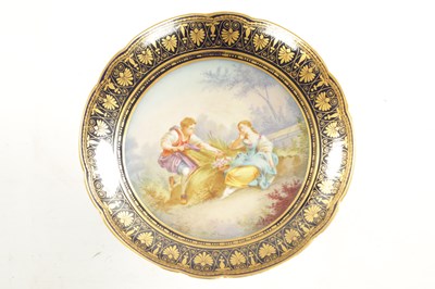 Lot 53 - A FINE LATE 19TH CENTURY FRENCH SEVRES PORCELAIN DESSERT SERVICE