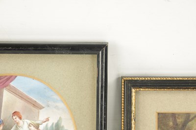 Lot 68 - A SET OF THREE FINE 19TH CENTURY LIMOGES ENAMEL PANELS