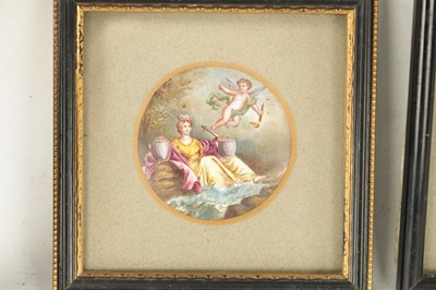Lot 68 - A SET OF THREE FINE 19TH CENTURY LIMOGES ENAMEL PANELS