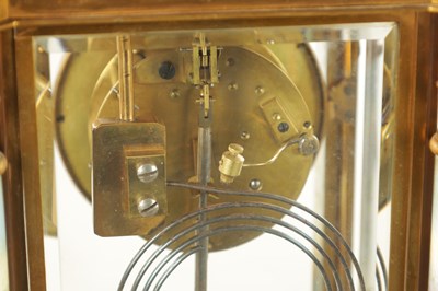 Lot 1008 - A FINE LATE 19TH CENTURY FRENCH ORMOLU PORCELAIN AND CHAMPLEVE ENAMELLED THREE PEICE CLOCK GUARNITURE