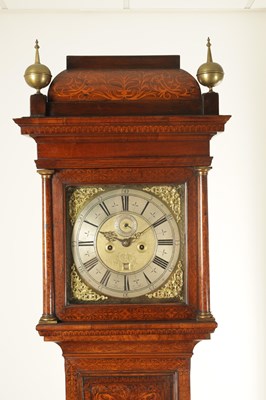 Lot 1022 - JOHN MITCHELL, LONDON. AN EARLY 18TH CENTURY EIGHT-DAY SEAWEED MARQUETRY LONGCASE CLOCK