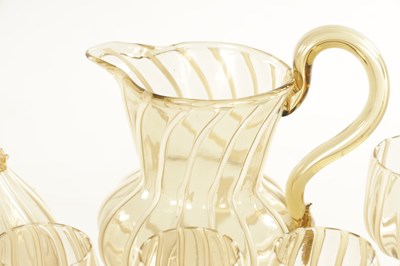 Lot 25 - AN EARLY 20TH CENTURY ITALIAN MURANO GLASS SERVICE