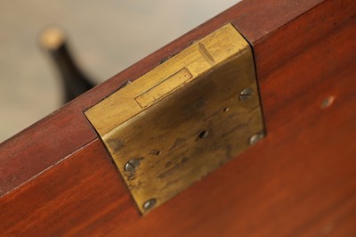 Lot 1255 - A GOOD 19TH CENTURY MAHOGANY PARTNERS DESK OF SMALL SIZE