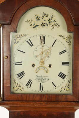 Lot 1091 - BUCHANAN, BOSTON AN GEORGE III OAK AND MAHOGANY EIGHT DAY LINCOLNSHIRE LONGCASE CLOCK