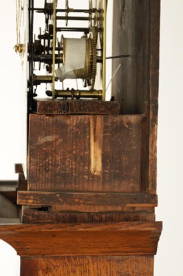 Lot 1091 - BUCHANAN, BOSTON AN GEORGE III OAK AND MAHOGANY EIGHT DAY LINCOLNSHIRE LONGCASE CLOCK