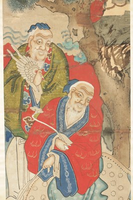 Lot 92 - A 19TH CENTURY CHINESE GOUACHE ON PAPER