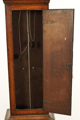 Lot 1033 - JAMES SOMERUEL. A GEORGE III EIGHT DAY LONGCASE CLOCK