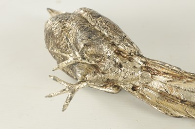 Lot 472 - A PAIR OF SILVER-PLATED PHEASANTS