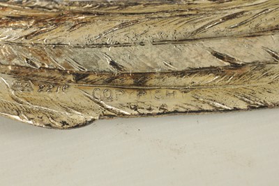 Lot 472 - A PAIR OF SILVER-PLATED PHEASANTS