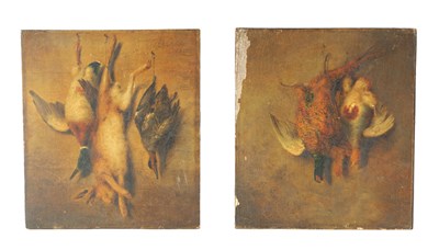 Lot 818 - BENJAMIN BLAKE. (BRITISH 1757-1830) PAIR OF OILS ON WOODEN PANELS