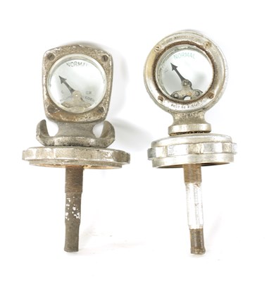 Lot 578 - TWO VINTAGE CALORIMETER CAR RADIATOR CAPS