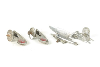 Lot 584 - A COLLECTION OF FOUR CHROME PLATED VINTAGE CAR MASCOTS