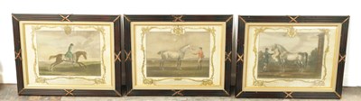 Lot 1045 - A SET OF THREE LATE 18TH CENTURY JAMES SEYMOUR SPORTING PRINTS