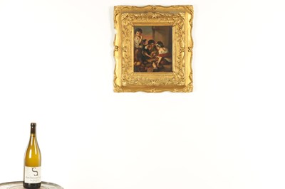 Lot 1049 - AFTER BARTOLOME ESTEBAN MURILLO. A 19TH CENTURY OIL ON TIN