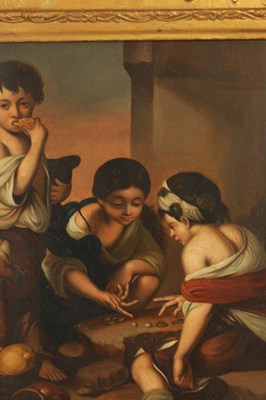 Lot 1049 - AFTER BARTOLOME ESTEBAN MURILLO. A 19TH CENTURY OIL ON TIN