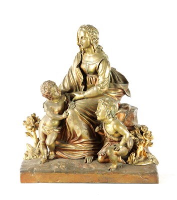Lot 760 - A LATE 19TH CENTURY CONTINENTAL BRONZE SCULPTURE
