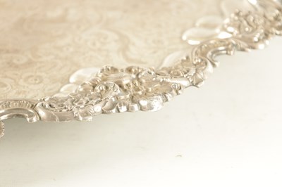 Lot 439 - A LARGE 19TH CENTURY OLD SHEFFIELD SIVER-PLATED TRAY