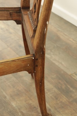 Lot 1251 - A GOOD PAIR OF GEORGE III MAHOGANY CHIPPENDALE DESIGN SIDE CHAIRS