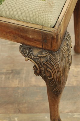 Lot 1251 - A GOOD PAIR OF GEORGE III MAHOGANY CHIPPENDALE DESIGN SIDE CHAIRS
