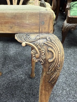 Lot 1251 - A GOOD PAIR OF GEORGE III MAHOGANY CHIPPENDALE DESIGN SIDE CHAIRS