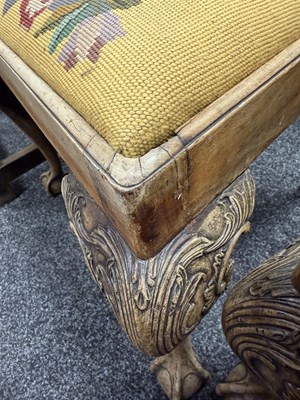 Lot 1251 - A GOOD PAIR OF GEORGE III MAHOGANY CHIPPENDALE DESIGN SIDE CHAIRS