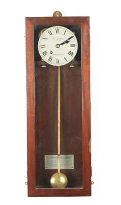 Lot 1116 - J. GRIFFIN, HOLBORN. A 20TH CENTURY FUSEE WALL CLOCK