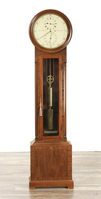 Lot 1021 - EDWARD SCALES, MANCHESTER. A 19TH CENTURY REGULATOR LONGCASE CLOCK