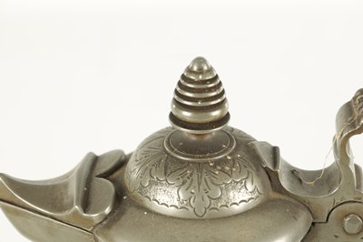 Lot 963 - AN ARTS AND CRAFTS PEWTER EWER