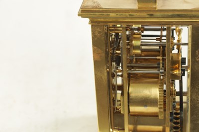 Lot 1527 - A LATE 19TH CENTURY FRENCH GIANT STRIKING CARRIAGE CLOCK