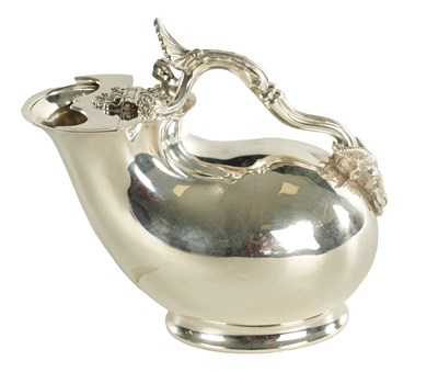 Lot 411 - A 20TH CENTURY SILVER PLATED ASKOS JUG