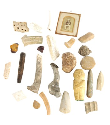 Lot 771 - A COLLECTION OF ANTIQUE RELICS