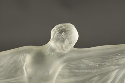 Lot 36 - AN R LALIQUE FRANCE CLEAR AND FROSTED GLASS ‘THAIS’ STATUETTE